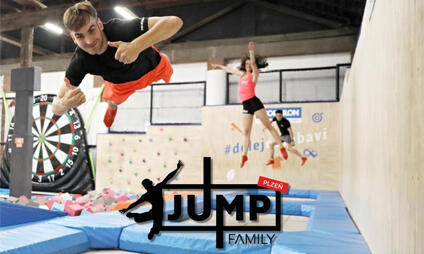 Jump Family Plzeň - skákání na trampolíně pro děti i dospělé