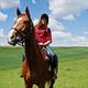 Projížďky na koních pro zkušené jezdce na Farmě pod Hradem Dívčí hrad