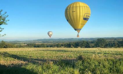 Soukromý let balónem nad Bouzovem